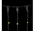 Гирлянда Занавес 2 x 3 м Тепло-Белый с Мерцанием Каждого Диода 220В, 600 LED, Провод Черный Каучук, IP65 LL602ABL-1-2WW