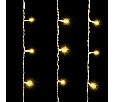 Гирлянда Занавес 2 x 1 м Тепло-Белый 220В, 200 LED, Провод Прозрачный ПВХ, IP54 PCL202-10-2WW