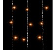 Гирлянда Занавес 2 x 1 м Желтый 220В, 200 LED, Провод Черный ПВХ, IP54 PCL202-11-2Y
