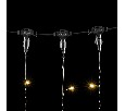 Гирлянда Занавес 2 x 2 м Тепло-Белый 220В, 400 LED, Провод Черный ПВХ, IP54 PCL402-11-2WW
