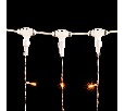 Гирлянда Занавес 1 x 6 м Желтый 220В, 600 LED, Провод Прозрачный ПВХ, IP54 PCL601-10-2Y