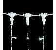 Гирлянда Занавес 2 x 3 м Белый 220В, 600 LED, Провод Прозрачный ПВХ, IP54 PCL602-10-2W