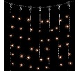 Гирлянда Занавес 2 x 3 м Экстра Тепло-Белый 220В, 600 LED, Провод Черный ПВХ, IP54 PCL602-11-2EWW