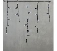 Гирлянда Бахрома с Колпачком 3,1 x 0,5 м Белая с Мерцанием Белого Диода 220В, 120 LED, Провод Черный ПВХ, IP65 PIL120BLWCAP-11-2W