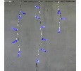 Гирлянда Бахрома с Колпачком 3,1 x 0,5 м Синяя 220В, 120 LED, Провод Прозрачный ПВХ, IP65 PIL120CAP-10-2B
