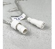 Гирлянда Бахрома с Колпачком 3,1 x 0,5 м Зелёная 220В, 120 LED, Провод Прозрачный ПВХ, IP65 PIL120CAP-10-2G