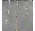 Гирлянда Бахрома с Колпачком 3,1 x 0,5 м Желтая 220В, 120 LED, Провод Прозрачный ПВХ, IP65 PIL120CAP-10-2Y