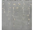 Гирлянда Бахрома 3,1 x 0,5 м Тепло-Белая 24В, 150 LED, Провод Прозрачный ПВХ, IP54 PIL150-10-1WW