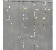 Гирлянда Бахрома 3,1 x 0,5 м Тепло-Белая 24В, 150 LED, Провод Прозрачный ПВХ, IP54 PIL150-10-1WW
