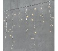Гирлянда Бахрома 3,1 x 0,5 м Тепло-Белая 24В, 150 LED, Провод Прозрачный ПВХ, IP54 PIL150-10-1WW