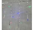 Гирлянда Бахрома 3,1 x 0,5 м Разноцветная 220В, 150 LED, Провод Прозрачный ПВХ, IP54 PIL150-10-2M