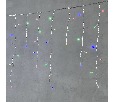 Гирлянда Бахрома 3,1 x 0,5 м Разноцветная 220В, 150 LED, Провод Прозрачный ПВХ, IP54 PIL150-10-2M