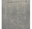 Гирлянда Бахрома 3,1 x 0,5 м Желтая 220В, 150 LED, Провод Прозрачный ПВХ, IP54 PIL150-10-2Y