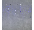 Гирлянда Бахрома 4,9 x 0,5 м Синяя 220В, 240 LED, Провод Прозрачный ПВХ, IP54 PIL240-10-2B