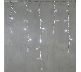 Гирлянда Бахрома 4,9 x 0,5 м Белая 220В, 240 LED, Провод Прозрачный ПВХ, IP54 PIL240-10-2W