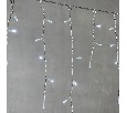 Гирлянда Бахрома 4,9 x 0,5 м Белая 220В, 240 LED, Провод Прозрачный ПВХ, IP54 PIL240-10-2W