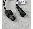 Гирлянда Бахрома 4,9 x 0,5 м Зеленая 220В, 240 LED, Провод Черный ПВХ, IP54 PIL240-11-2G