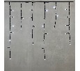 Гирлянда Бахрома 4,9 x 0,5 м Белая 220В, 240 LED, Провод Черный ПВХ, IP54 PIL240-11-2W