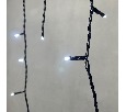 Гирлянда Бахрома 4,9 x 0,5 м Белая 220В, 240 LED, Провод Черный ПВХ, IP54 PIL240-11-2W