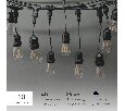 Белт-Лайт UNIBELT 10м, Провод Черный Каучук, Шаг 25 см, 40 Подвесных Патронов, IP65 UBL10m/40L-1