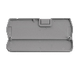 Торцевая заглушка для ЗНИ LD572 4 мм² (JXB PT4), серый LD581-1-40 49265
