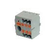 LD580 PTFIX 6-06/25 Зажим блочный PT распред. на 6 точ,сеч 2,5 мм2,690V,41А, интегр.1 точка,серый 49747