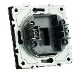 Заглушка (механизм), серия Эмили, черный уголь, soft touch, RST00-5116-05 49857