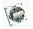 Розетка компьютерная 2-местная RJ-45 (механизм), STEKKER, серия Эмили, RST00-5111-10, платиново-серый, soft touch 49952
