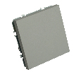 Заглушка (механизм), серия Эмили, платиново-серый, soft touch, RST00-5116-10 49961
