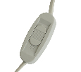 Сетевой шнур с выключателем, 230V 1,9м серый, KF-HK-1-2 51040