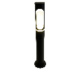 Светильник садово-парковый Feron DH1105, 15W, GU10,230V, черный (столб) 51231