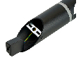Светильник садово-парковый Feron DH1121, 15W, на стену вверх, GU10 230V, черный 51234