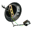 Светильник садово-парковый Feron PL745 на цепочке 60W E27 230V, черный 51276