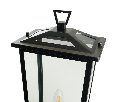 Светильник садово-парковый Feron PL756 столб 60W E14 230V, черный 51282
