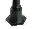 Светильник садово-парковый Feron PL756 столб 60W E14 230V, черный 51282