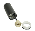Светильник потолочный Feron ML100 Barrel LUNA MR11 GU10 35W 230V, черный 51369