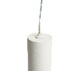 Светильник потолочный Feron ML1008 Barrel LUNA levitation на подвесе MR11 35W 230V, белый 40*250 51376