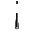 Светильник потолочный Feron ML1008 Barrel LUNA levitation на подвесе MR11 35W 230V, черный 40*250 51377
