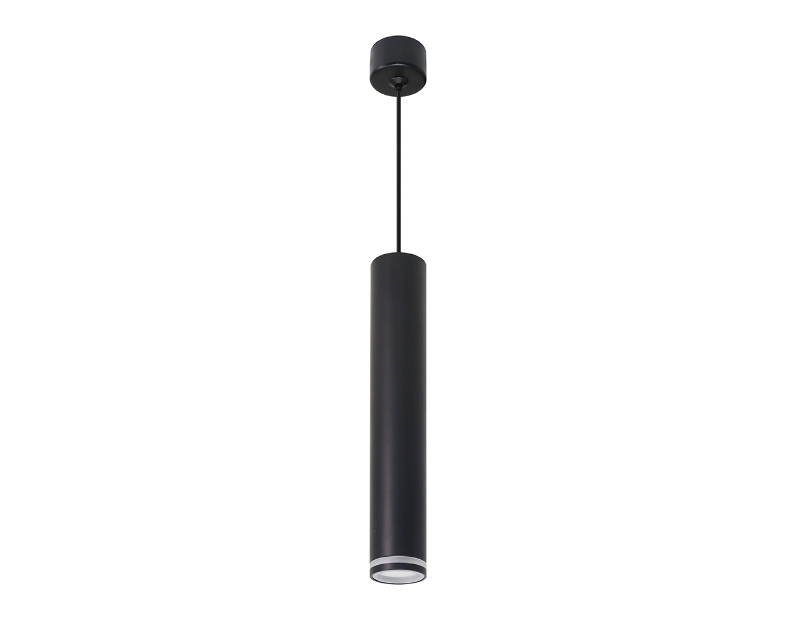 Светильник потолочный Feron ML1008 Barrel LUNA levitation на подвесе MR11 35W 230V, черный 40*250 51377