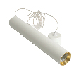 Светильник потолочный Feron ML1018 Barrel levitation на подвесе MR11 35W 230V, белый + золото 40*250 51386
