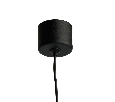 Светильник потолочный Feron ML1018 Barrel levitation на подвесе MR11 35W 230V, черный + золото 40*250 51387