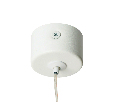 Светильник потолочный Feron ML1028 Barrel levitation на подвесе MR11 35W 230V, белый 40*250 51396