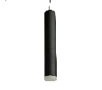 Светильник потолочный Feron ML1028 Barrel levitation на подвесе MR11 35W 230V, черный 40*250 51397
