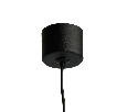 Светильник потолочный Feron ML1028 Barrel levitation на подвесе MR11 35W 230V, черный 40*250 51397