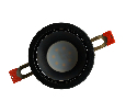 Светильник встраиваемый Feron DL3102 потолочный MR16 G5.3  черный + черный хром 51402