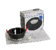 Светильник встраиваемый Feron DL3102 потолочный MR16 G5.3  черный + черный хром 51402