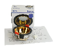 Светильник встраиваемый Feron DL3102 потолочный MR16 G5.3  черный + золото 51403