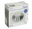 Светильник встраиваемый Feron DL3112 потолочный MR16 G5.3 белый + хром 51406