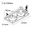Встраиваемый светильник Italline DE-312 DE-312 white