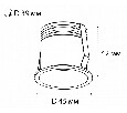 Встраиваемый светильник Italline DL 3027 DL 3027 white